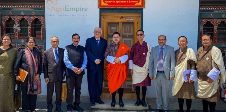 भारत आणि भूतान यांच्यात शेती सहयोगासाठी महत्वाकांक्षी करार