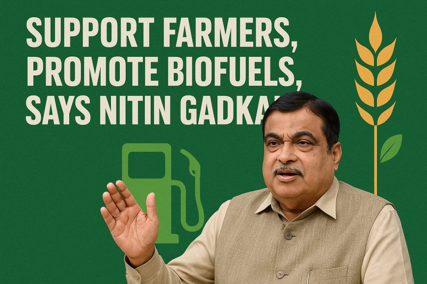 Support Farmers, Promote Biofuels, Says Nitin Gadkari