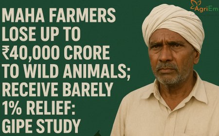 Maha Farmers Lose Up to ₹40,000 Crore to Wild Animals; Receive Barely 1% Relief: GIPE Study