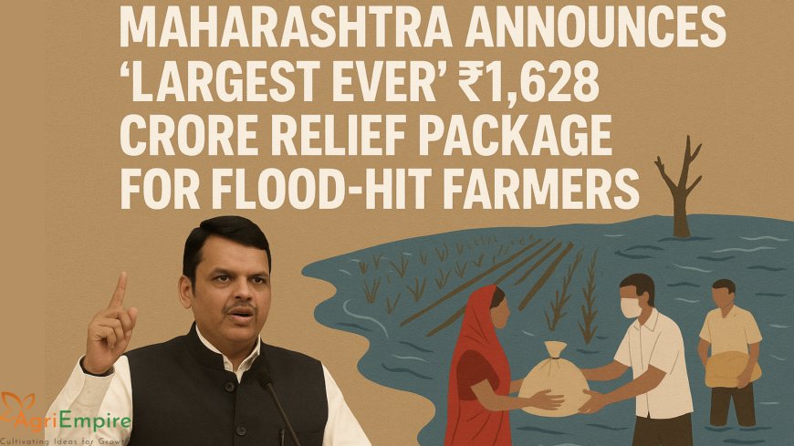 Maharashtra announces ‘largest ever’ ₹31,628 crore relief package for flood-hit farmers