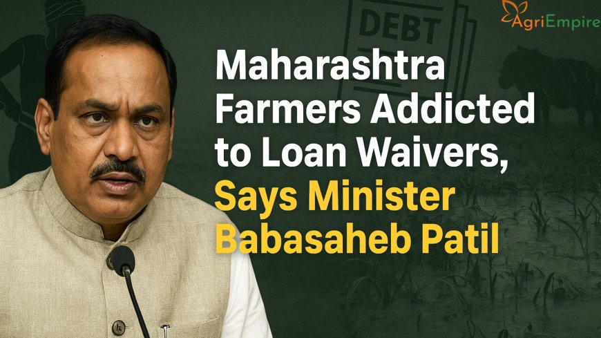 ‘महाराष्ट्रातील शेतकऱ्यांना कर्जमाफीचे व्यसन लागले आहे,’ मंत्री बाबासाहेब पाटलांचे वक्तव्य