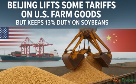 Beijing Lifts Some Tariffs on U.S. Farm Goods But Keeps 13 % Duty on Soybeans