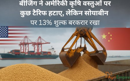 बीजिंग ने अमेरिकी कृषि वस्तुओं पर कुछ टैरिफ हटाए, लेकिन सोयाबीन पर 13% शुल्क बरकरार रखा