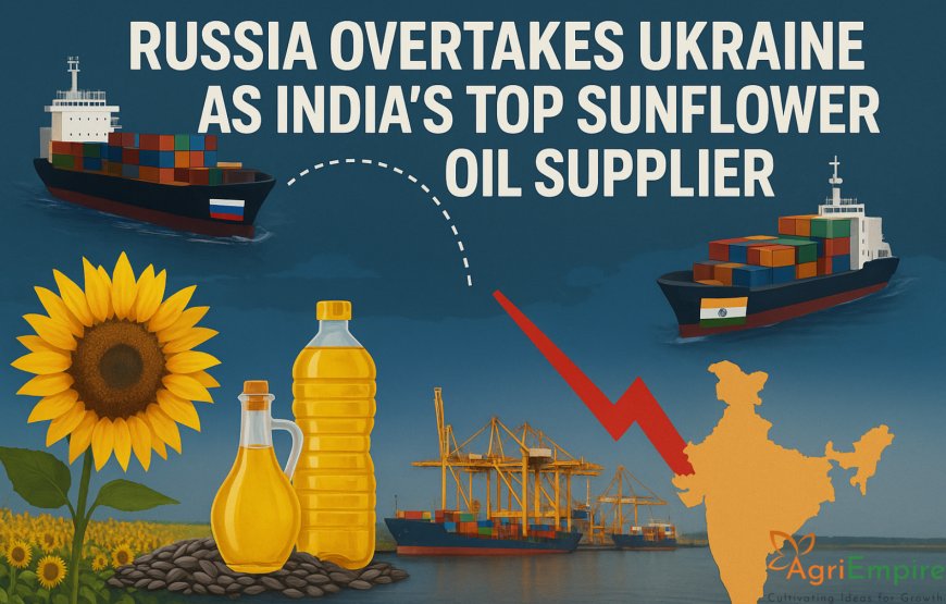 Russia Overtakes Ukraine as India’s Top Sunflower Oil Supplier