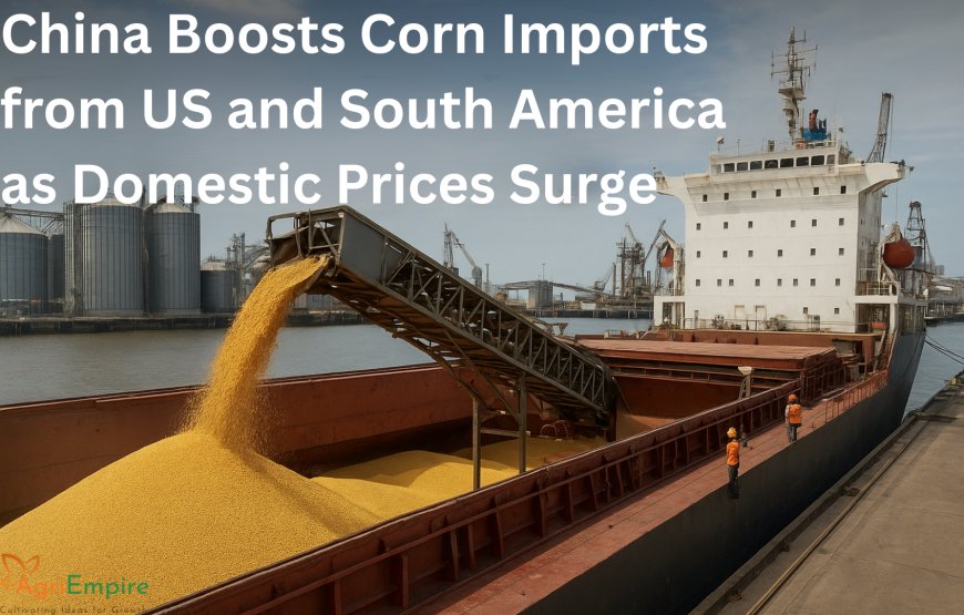China Boosts Corn Imports from US and South America as Domestic Prices Surge