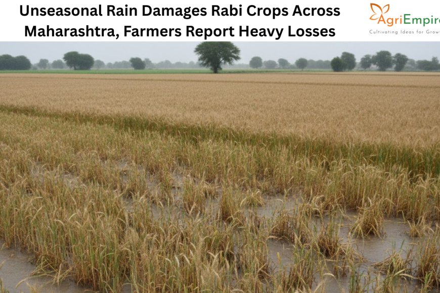Agriempire - Unseasonal Rain Damages Rabi Crops Across Maharashtra ...