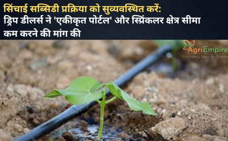 सिंचाई सब्सिडी प्रक्रिया को सुव्यवस्थित करें: ड्रिप डीलर्स ने 'एकीकृत पोर्टल' और स्प्रिंकलर क्षेत्र सीमा कम करने की मांग की