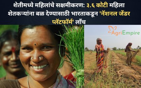 शेतीमध्ये महिलांचे सक्षमीकरण: ३.६ कोटी महिला शेतकऱ्यांना बळ देण्यासाठी भारताकडून 'नॅशनल जेंडर प्लॅटफॉर्म' लाँच