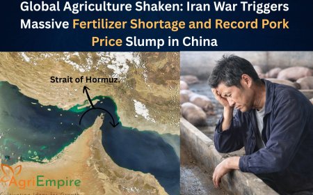 Global Agriculture Shaken: Iran War Triggers Massive Fertilizer Shortage and Record Pork Price Slump in China