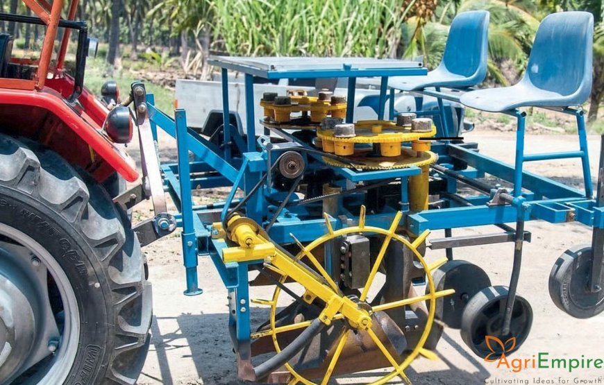 Revolutionizing Sugarcane Farming: Tractor-Powered 'Bud-Chip' Transplanter Cuts Seed Costs by 90%