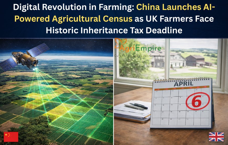 Digital Revolution in Farming: China Launches AI-Powered Agricultural Census as UK Farmers Face Historic Inheritance Tax Deadline