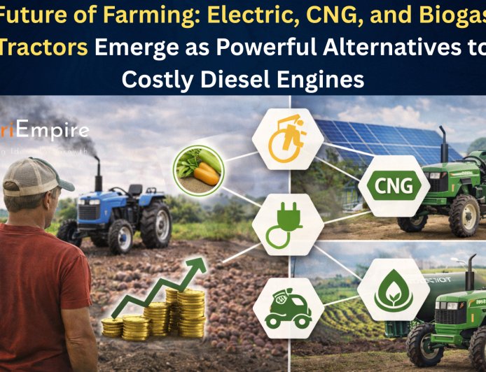 Future of Farming: Electric, CNG, and Biogas Tractors Emerge as Powerful Alternatives to Costly Diesel Engines