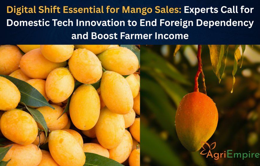 Digital Shift Essential for Mango Sales: Experts Call for Domestic Tech Innovation to End Foreign Dependency and Boost Farmer Income