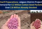 Kharif Preparations: Jalgaon District Projects Demand for 4.2 Million Cotton Seed Packets; Over 2.8 Million Already Stocked