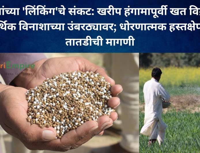 खतांच्या 'लिंकिंग'चे संकट: खरीप हंगामापूर्वी खत विक्रेते आर्थिक विनाशाच्या उंबरठ्यावर; धोरणात्मक हस्तक्षेपाची तातडीची मागणी